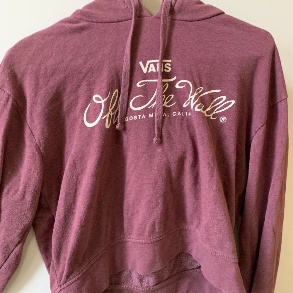 VANS CROPPED SWEATSHIRT/HOODIE